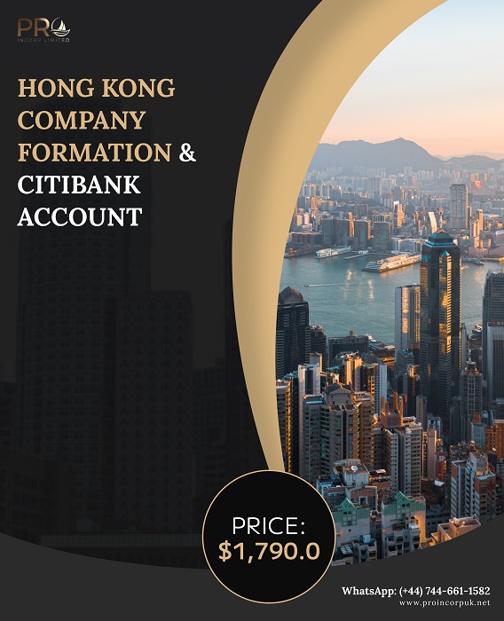 Hong Kong Company Formation and Bank Account Service
