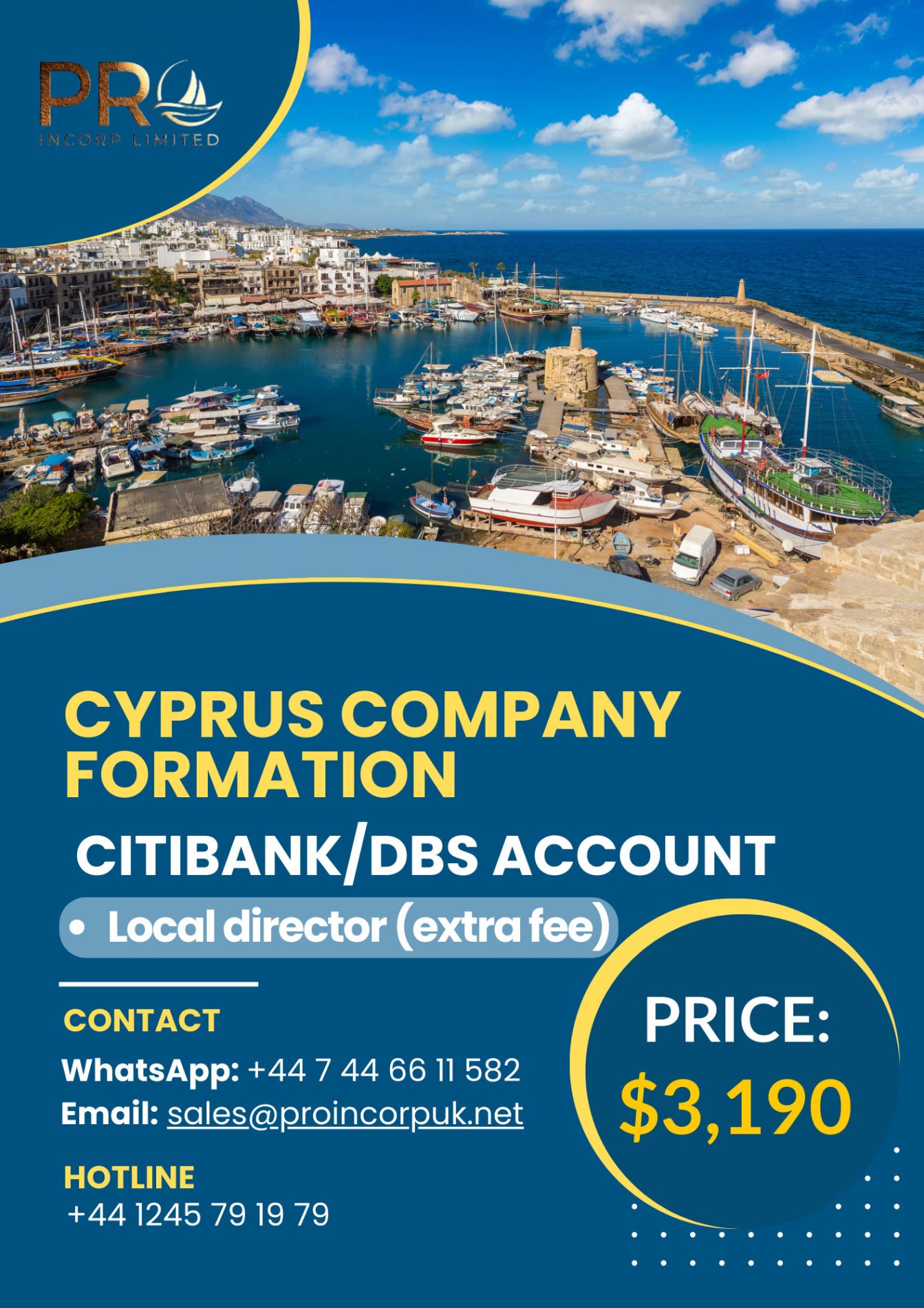 Cyprus Company Formation & Citibank/ DBS Account